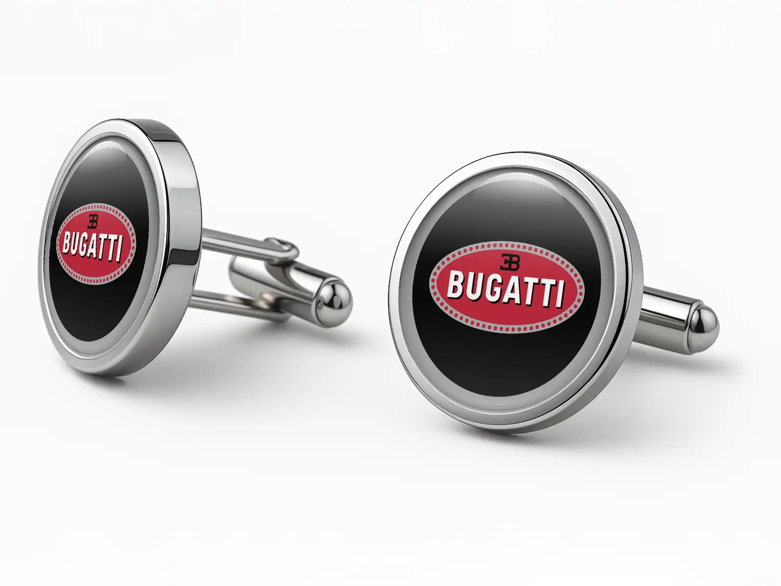 Bugatti Manschettenknöpfe Herren Premium Drift Robust Stilvoll